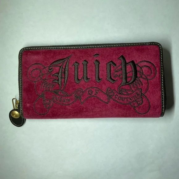 Juicy Couture Y2k Red Velour Wallet NWT still in original packaging - Picture 7 of 8